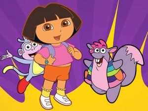 Dora Coloring Fun Puzzle