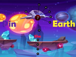 Pin The Earth Arcade Game