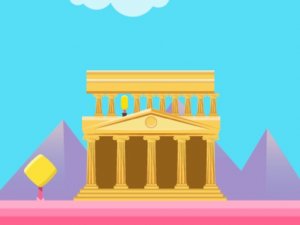 Temple Tower Stacking Game