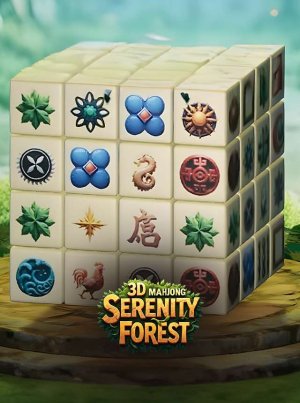 Mahjong 3D Serenity Forest Puzzle