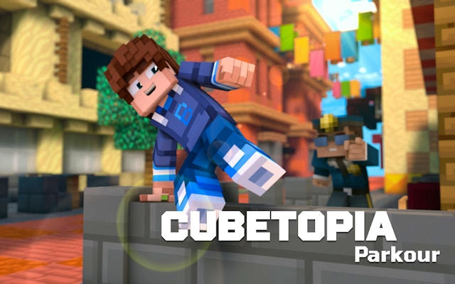 Cubetopia Parkour - Free Online Block Adventure Game