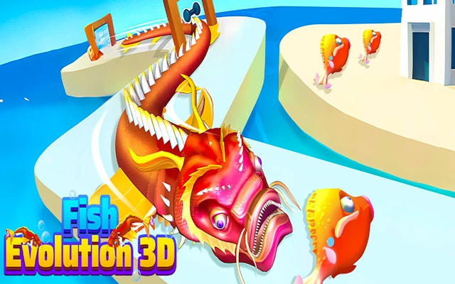 Fish Evolution 3D: Aquatic Runner Adventure
