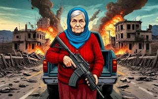Grandma with Machine-Gun Apocalypsis: Zombie Shooter
