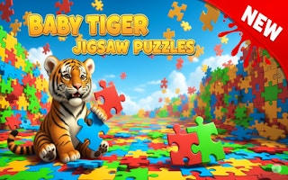Baby Tiger Jigsaw Puzzles Game