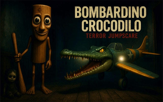 Bombardino Crocodilo: Terror Jumpscare Horror Game