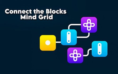 Connect the Blocks Mind Grid Logic Puzzle