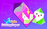 Cute Folding Paper: Origami Puzzle Game