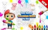 Easy Animal Coloring Book for Kids - Free Coloring Game