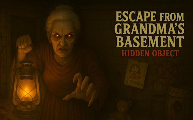 Escape From Grandma's Basement - Hidden Object Mystery Game