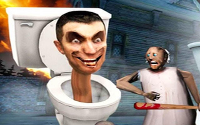 Granny Kill Skibidi Toilet Behind - Stealth Action Game