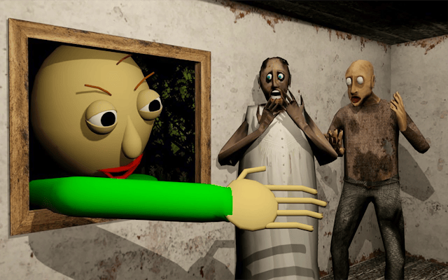 Granny vs Baldi and Grandpa Horror Game