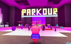 Kogama: Cat Parkour - Multiplayer Running Game Online - Ludoryx free online game