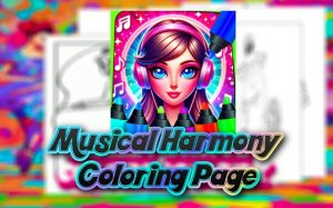 Musical Harmony Coloring Book Online Game - Ludoryx free online game