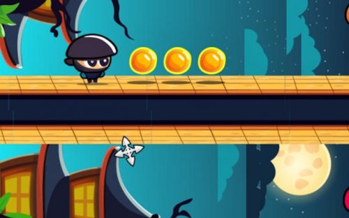 Ninja Poof - Dodge & Jump Game