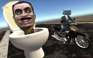 Skibidi Toilet Moto Bike Racing 2 - Drag Bike Game