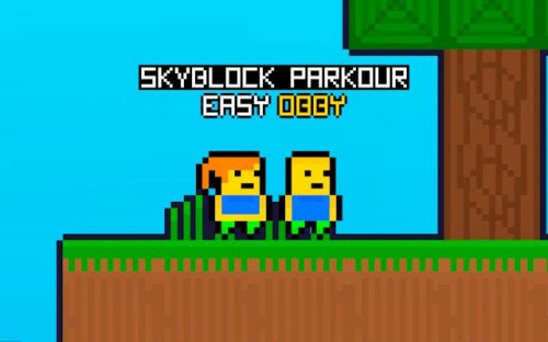 Skyblock Parkour Easy Obby - Co-op Adventure Game