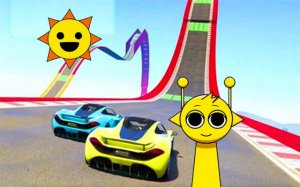 Sprunki Stunt Driving Simulator Online Game - Ludoryx free online game
