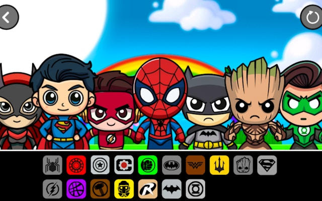 Sprunki Super Hero: Rhythm Adventure Game