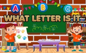 What Letter is It? - Alphacasual Online Learning Puzzle Game - Ludoryx free online game
