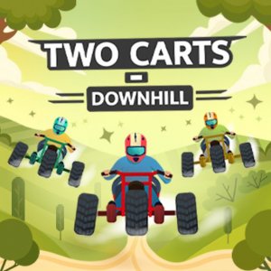 Two Carts Downhill Racing